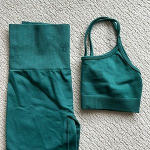 TNA 2-Piece Workout Set XS Forest Green